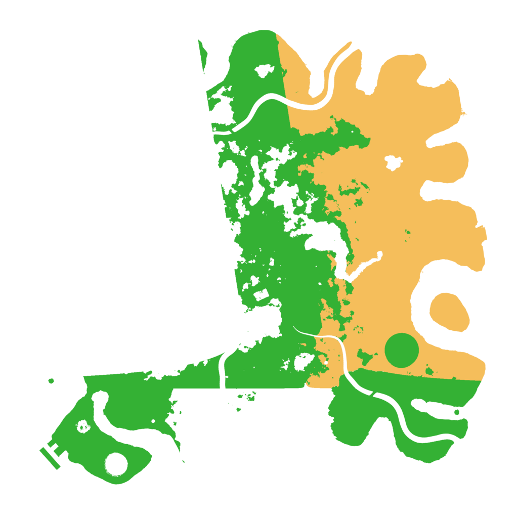 Biome Rust Map: Procedural Map, Size: 4000, Seed: 998162
