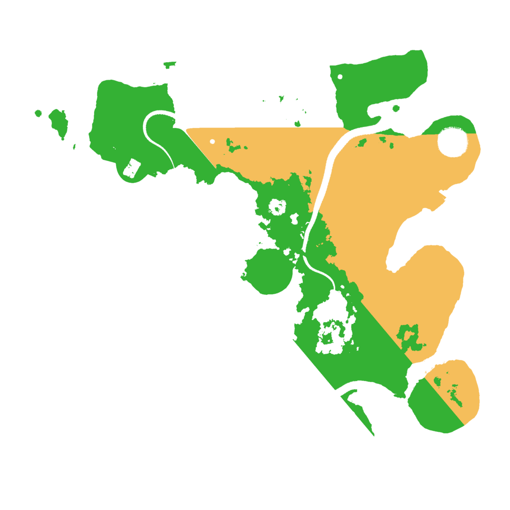 Biome Rust Map: Procedural Map, Size: 3000, Seed: 27667