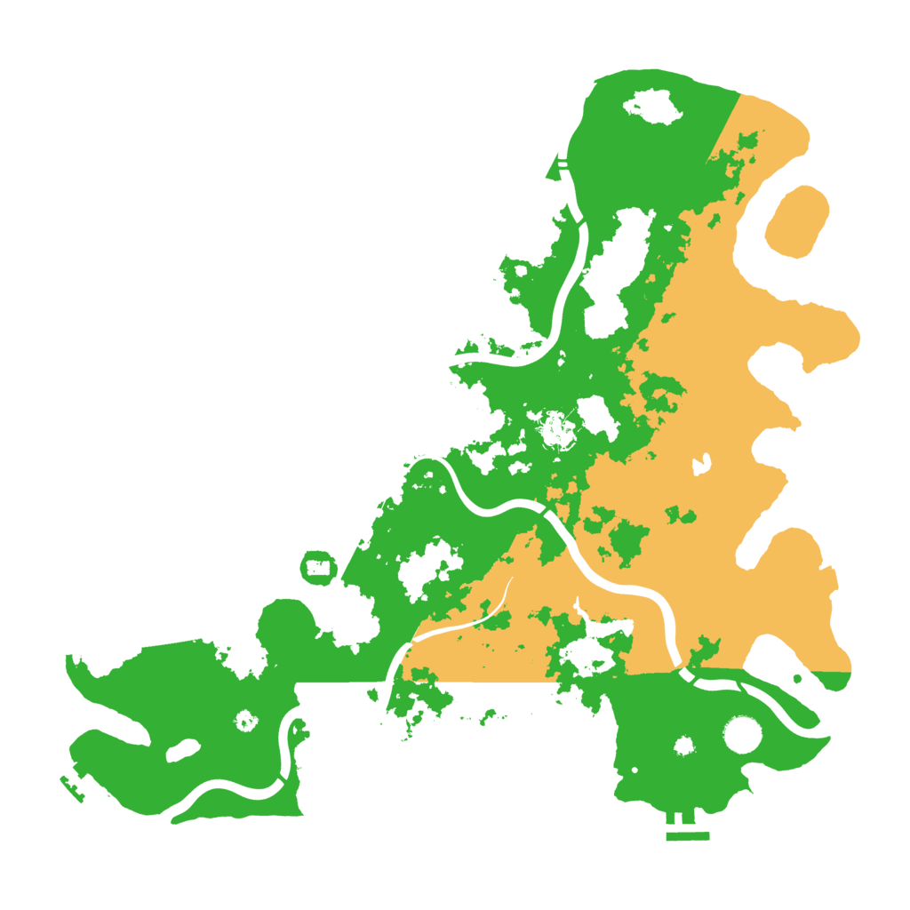Biome Rust Map: Procedural Map, Size: 4250, Seed: 671929674