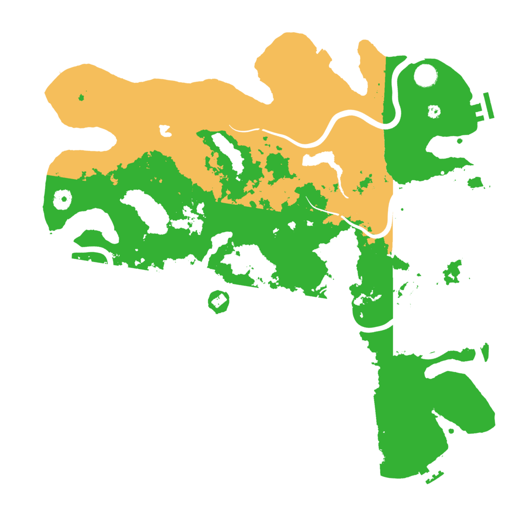 Biome Rust Map: Procedural Map, Size: 4000, Seed: 1257833054