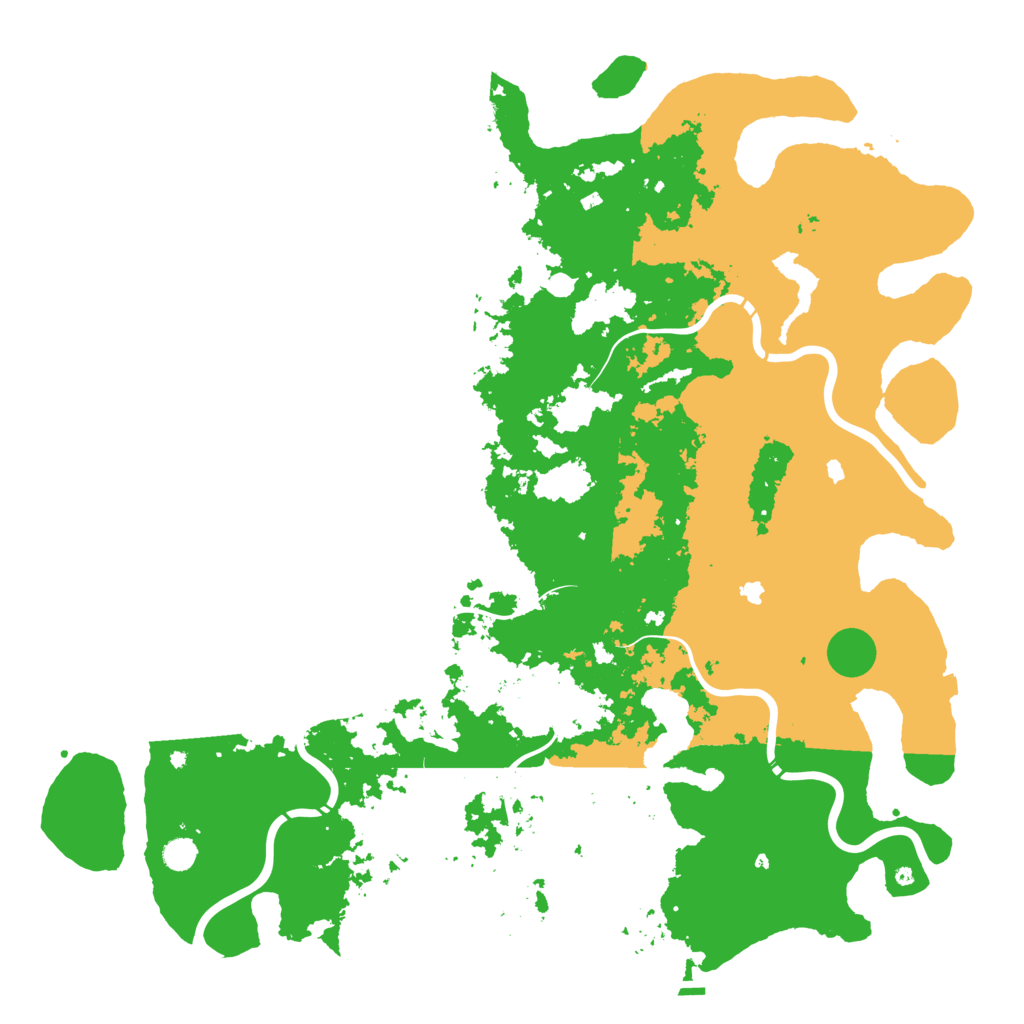 Biome Rust Map: Procedural Map, Size: 5500, Seed: 6555133
