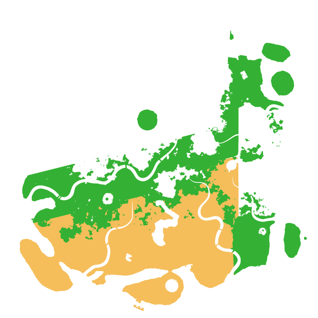 Biome Rust Map: Procedural Map, Size: 4300, Seed: 830180435