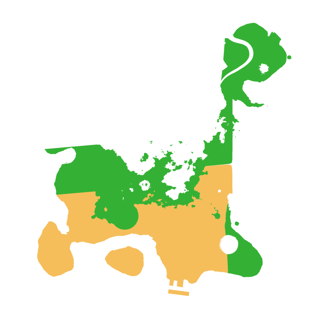 Biome Rust Map: Procedural Map, Size: 3000, Seed: 1246444959