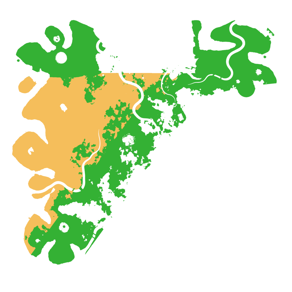 Biome Rust Map: Procedural Map, Size: 4500, Seed: 24287