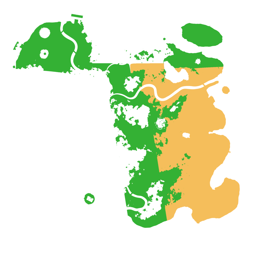 Biome Rust Map: Procedural Map, Size: 4200, Seed: 17072025