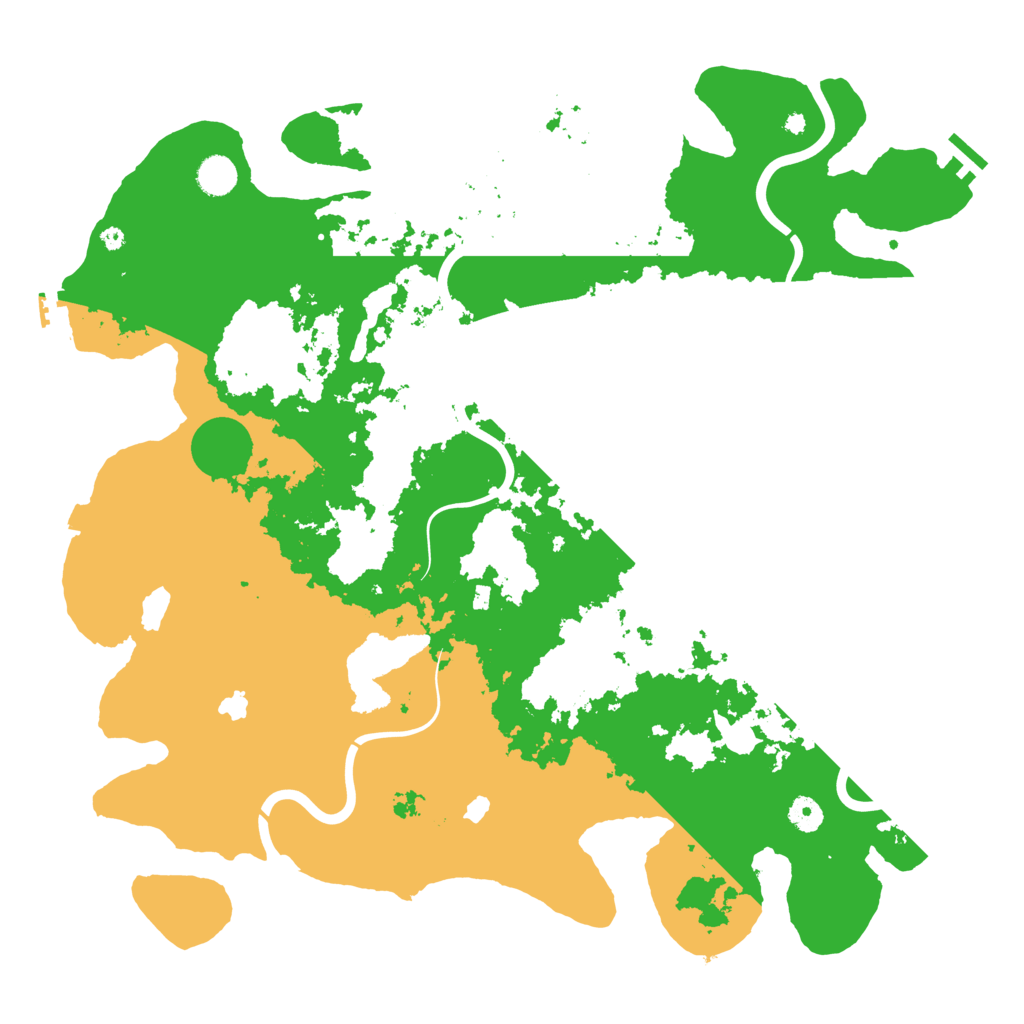 Biome Rust Map: Procedural Map, Size: 4500, Seed: 6465419