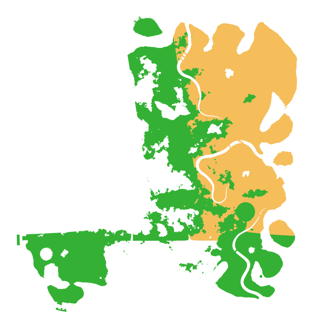 Biome Rust Map: Procedural Map, Size: 4500, Seed: 855394152