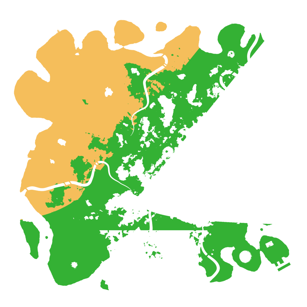 Biome Rust Map: Procedural Map, Size: 4500, Seed: 1082224328