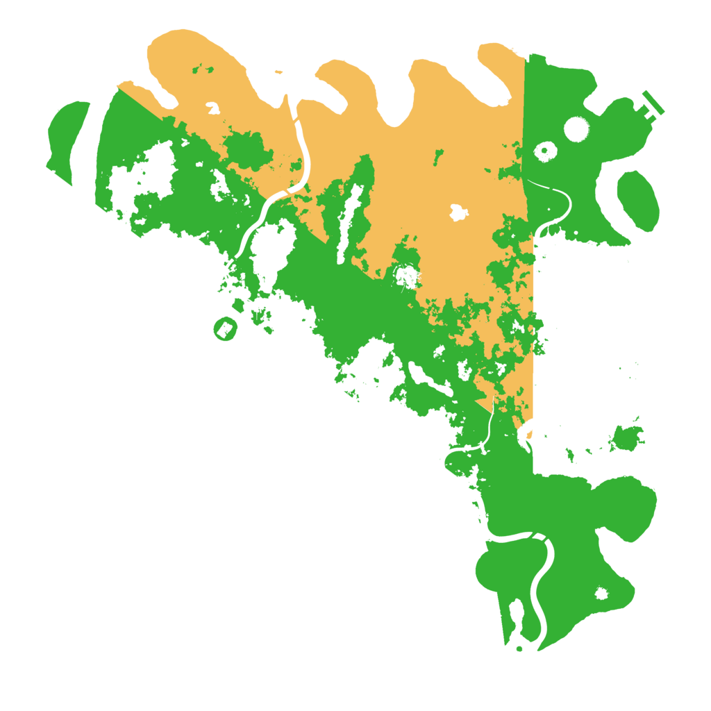 Biome Rust Map: Procedural Map, Size: 5000, Seed: 248618409