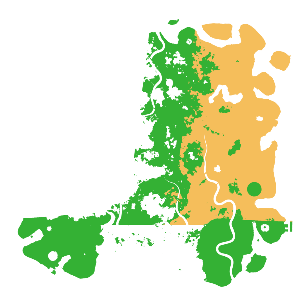 Biome Rust Map: Procedural Map, Size: 5500, Seed: 210154183