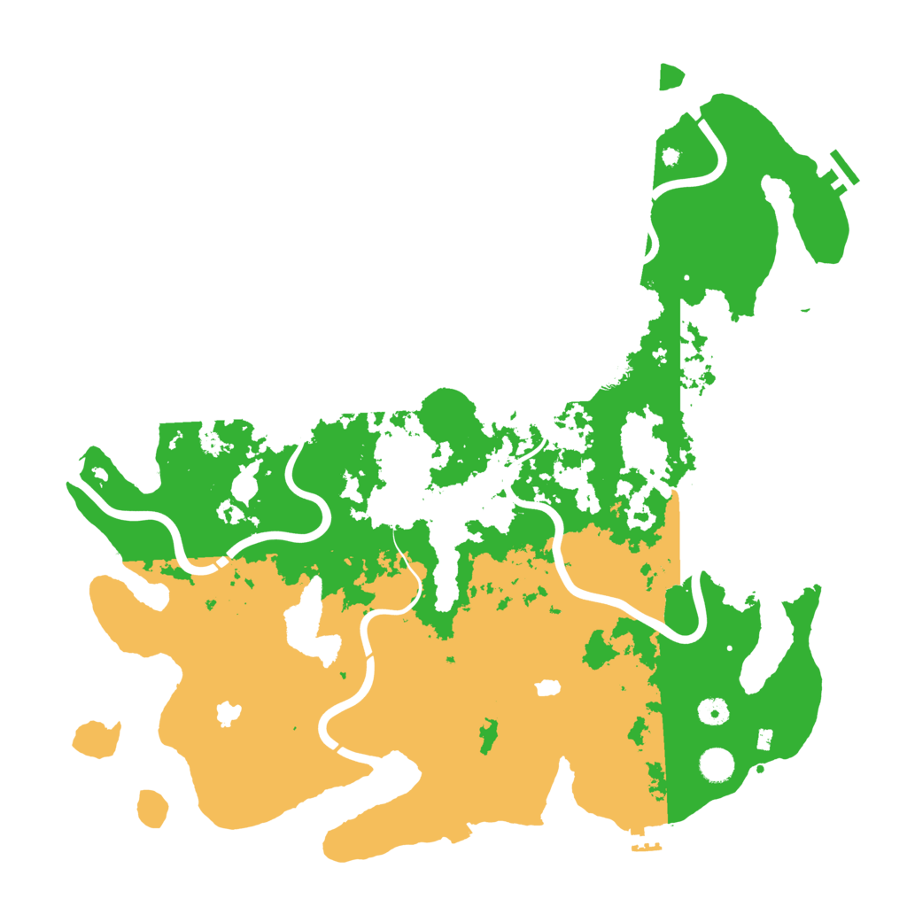 Biome Rust Map: Procedural Map, Size: 4600, Seed: 6735756