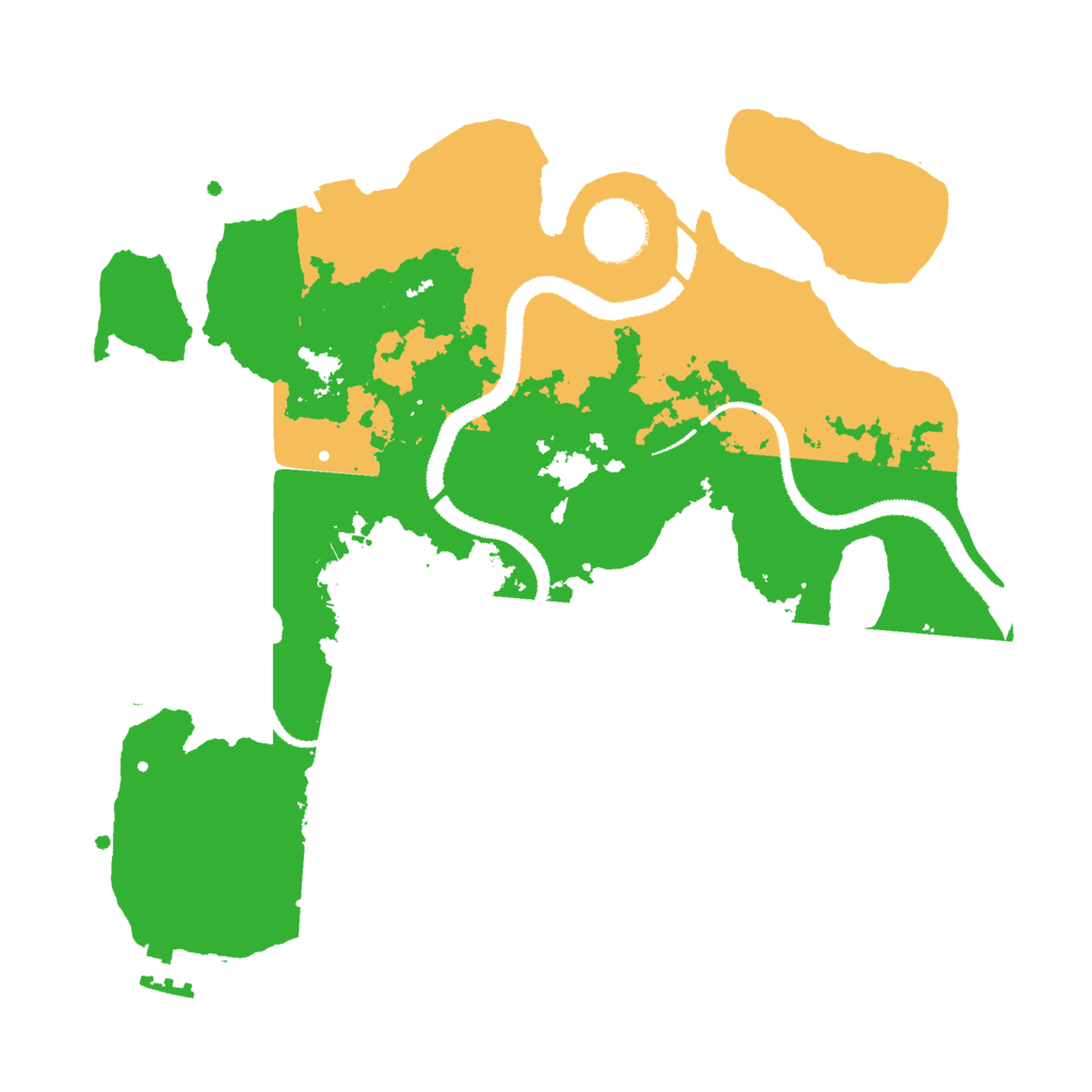 Biome Rust Map: Procedural Map, Size: 3000, Seed: 7338737