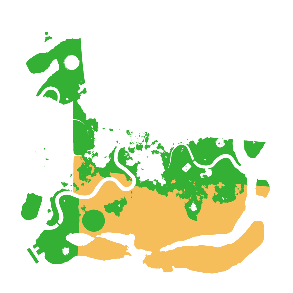 Biome Rust Map: Procedural Map, Size: 3500, Seed: 863924