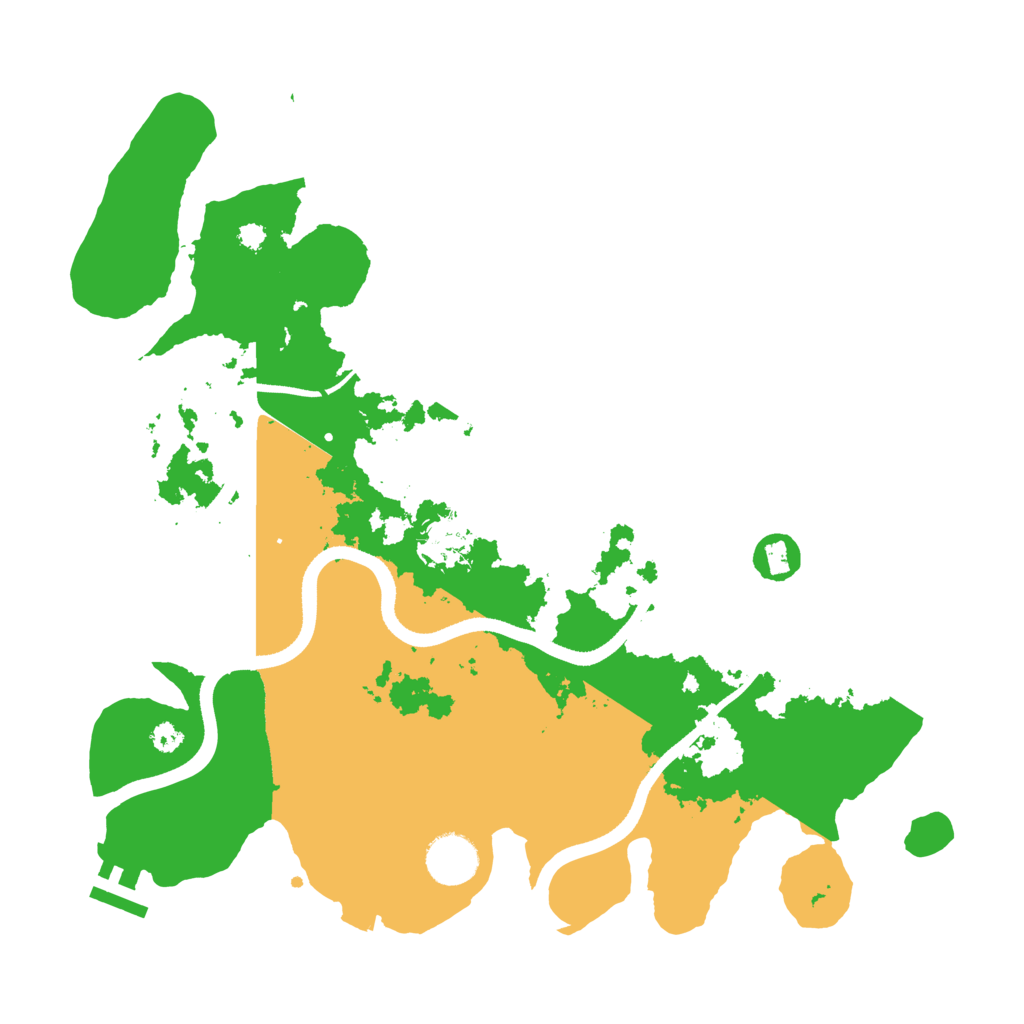 Biome Rust Map: Procedural Map, Size: 3500, Seed: 1223365047
