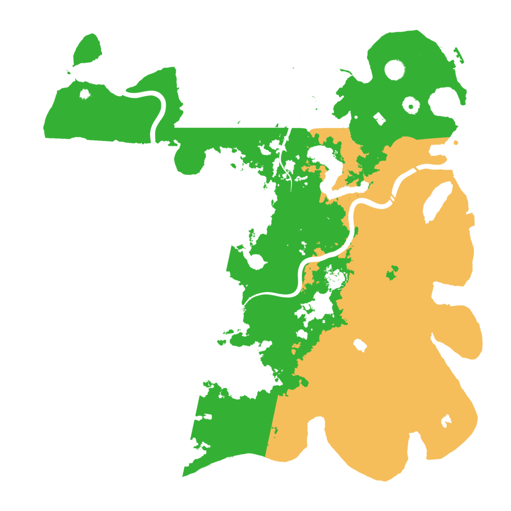 Biome Rust Map: Procedural Map, Size: 4500, Seed: 58694