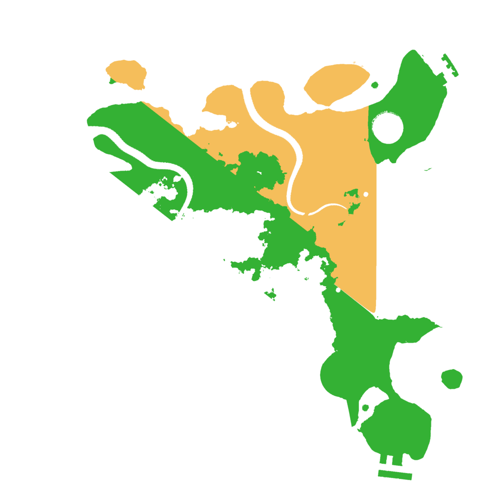 Biome Rust Map: Procedural Map, Size: 3000, Seed: 1132188686