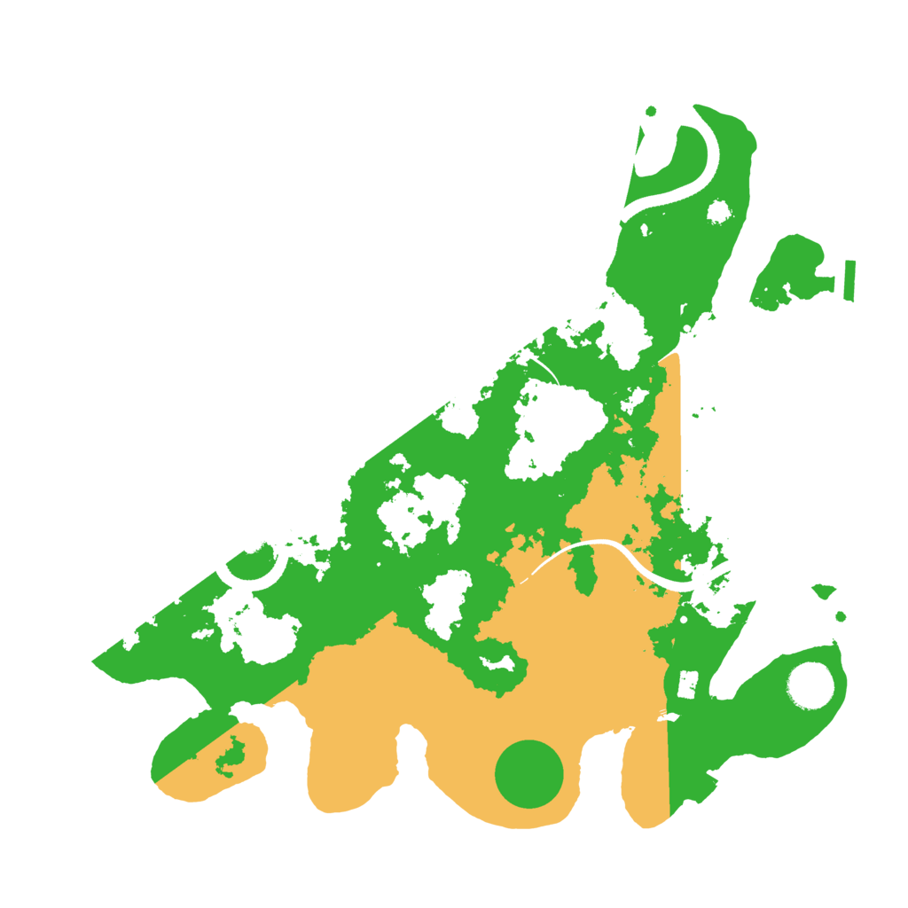 Biome Rust Map: Procedural Map, Size: 3500, Seed: 979206315