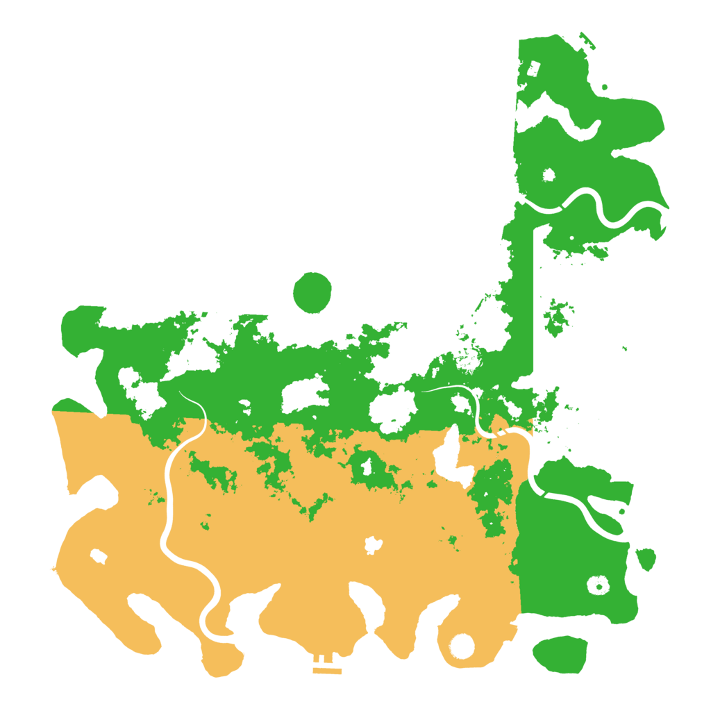 Biome Rust Map: Procedural Map, Size: 5000, Seed: 33535662