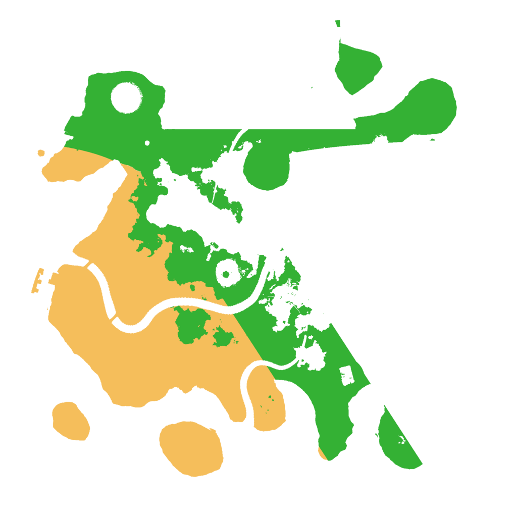 Biome Rust Map: Procedural Map, Size: 3000, Seed: 1488431964