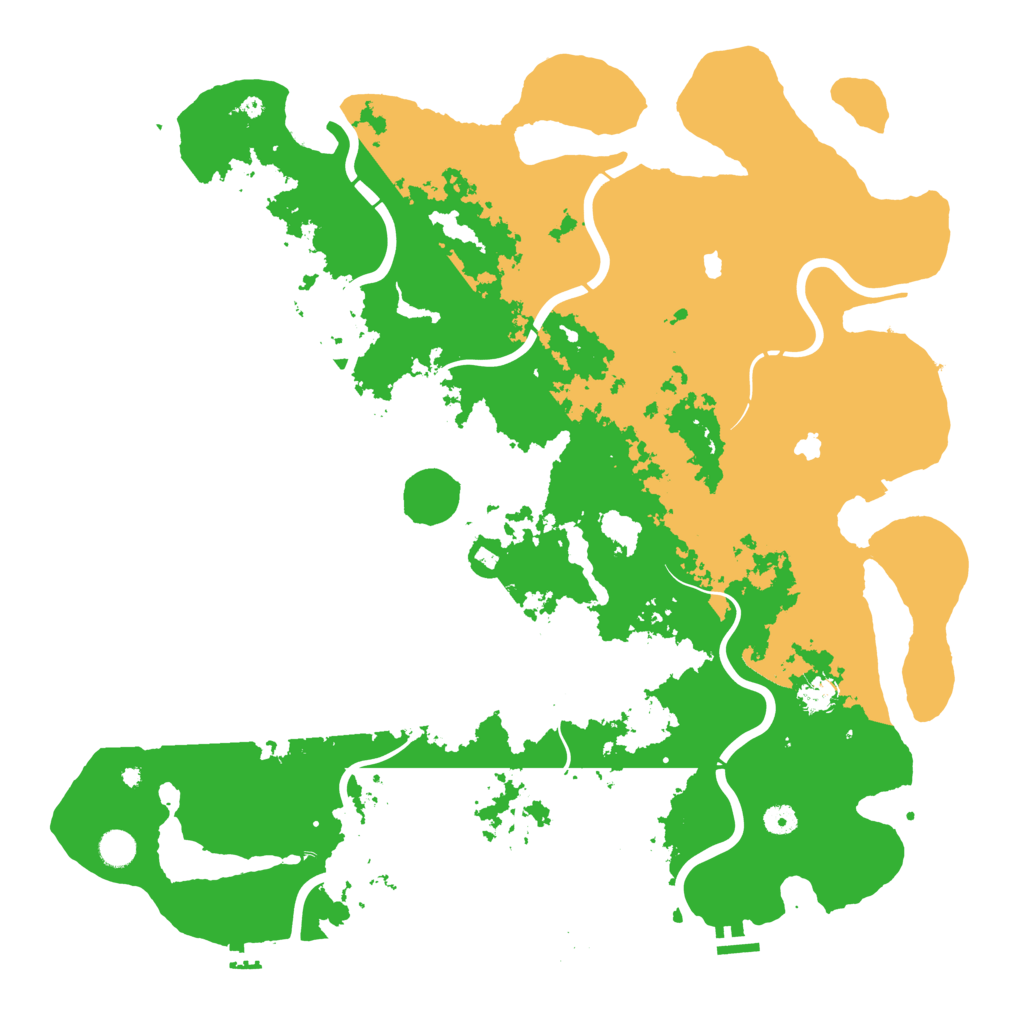 Biome Rust Map: Procedural Map, Size: 4850, Seed: 20250809