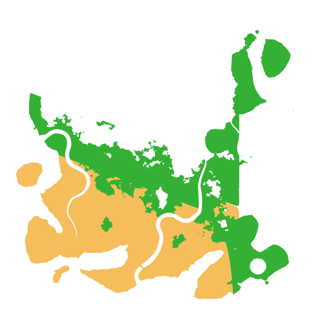 Biome Rust Map: Procedural Map, Size: 3500, Seed: 929255012