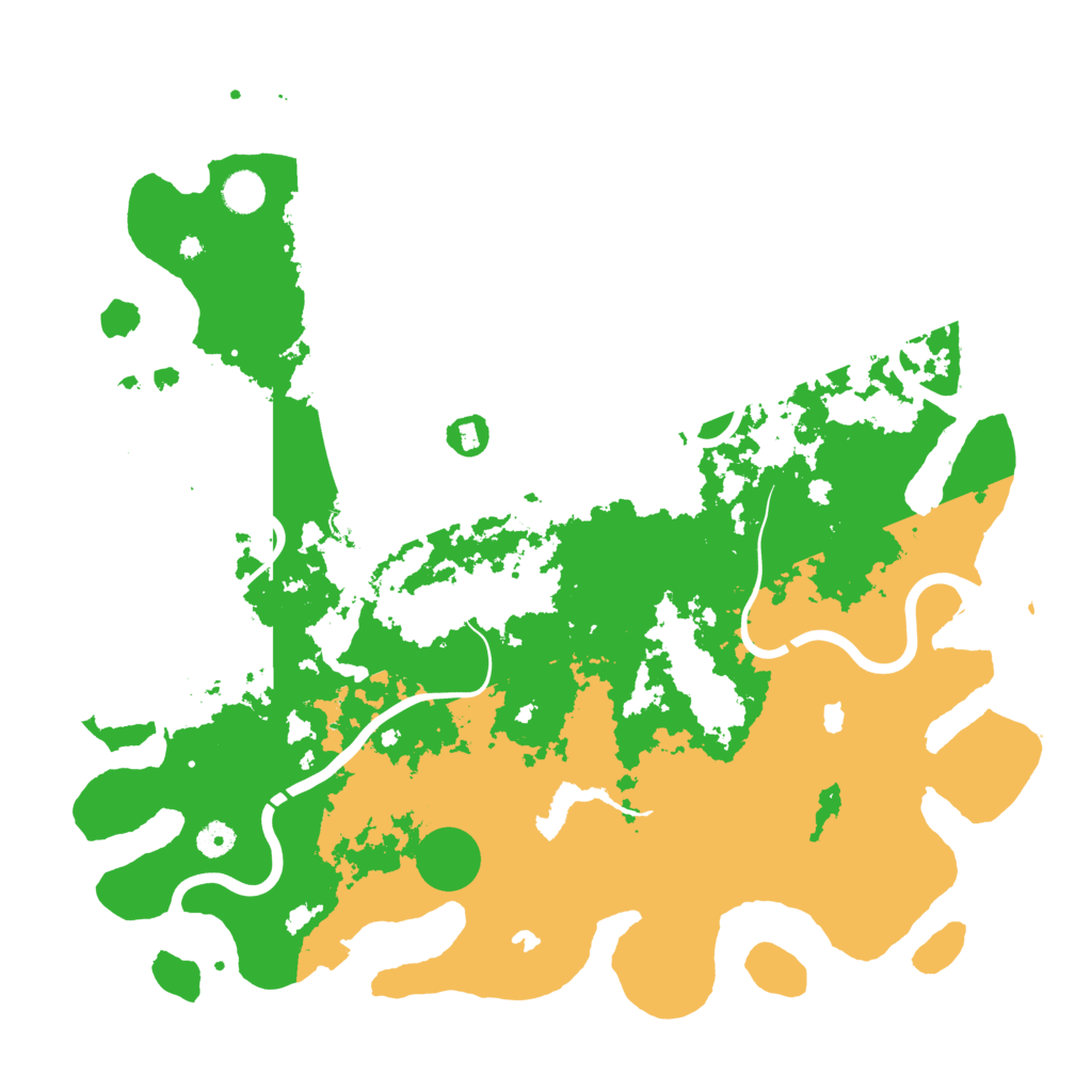 Biome Rust Map: Procedural Map, Size: 4500, Seed: 384583