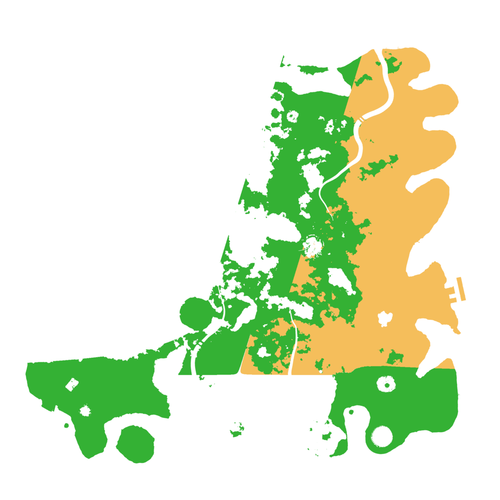 Biome Rust Map: Procedural Map, Size: 4250, Seed: 197648888