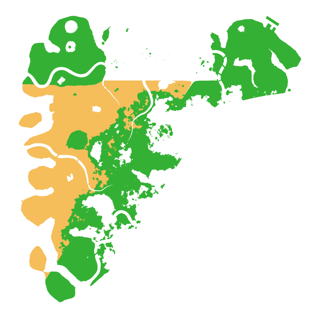 Biome Rust Map: Procedural Map, Size: 4500, Seed: 1895888219