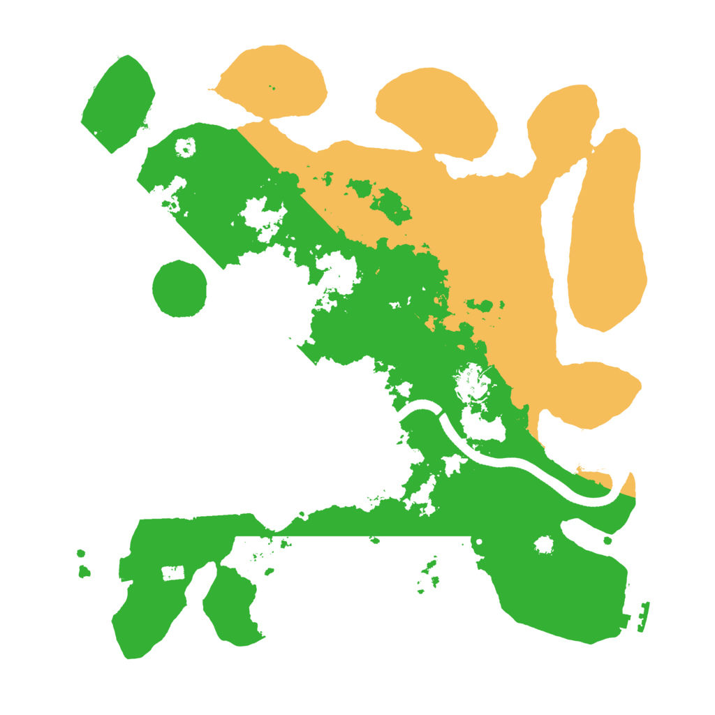 Biome Rust Map: Procedural Map, Size: 3500, Seed: 827364