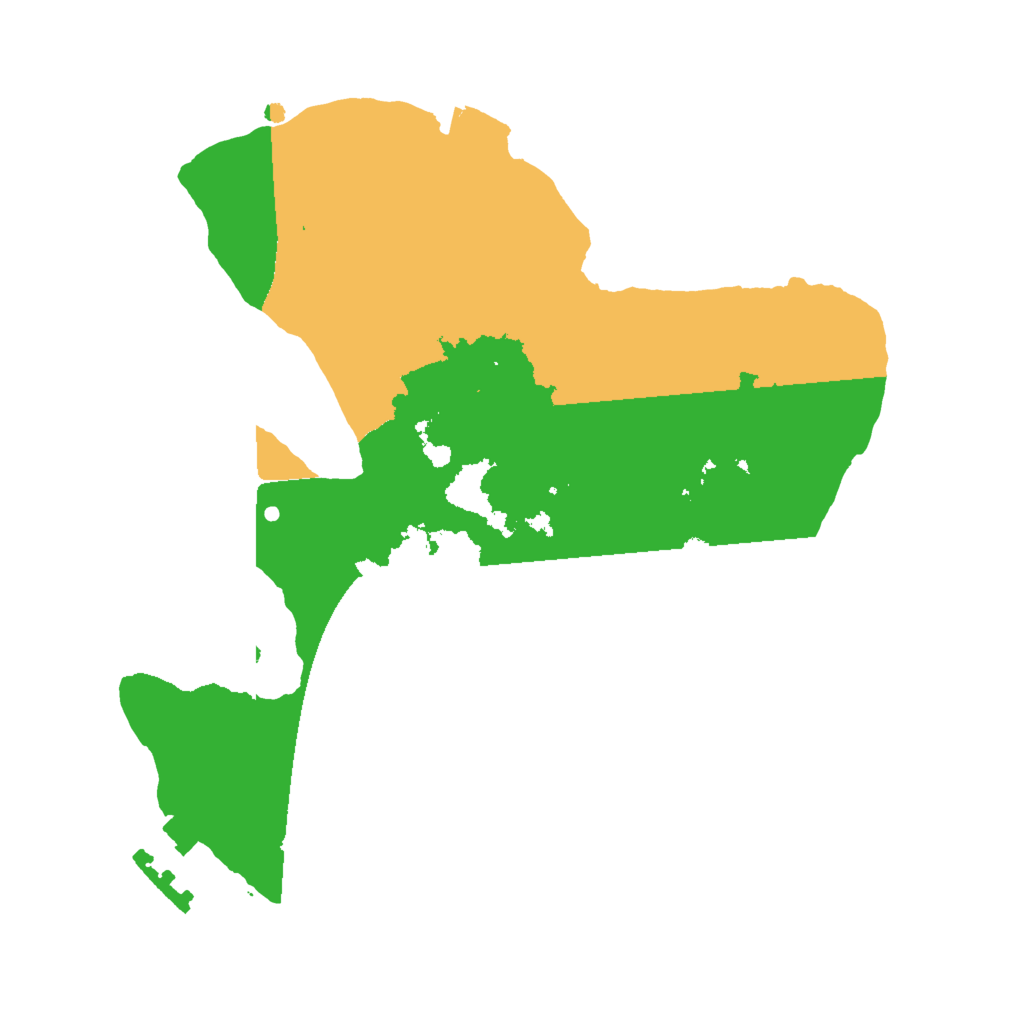 Biome Rust Map: Procedural Map, Size: 2000, Seed: 646352