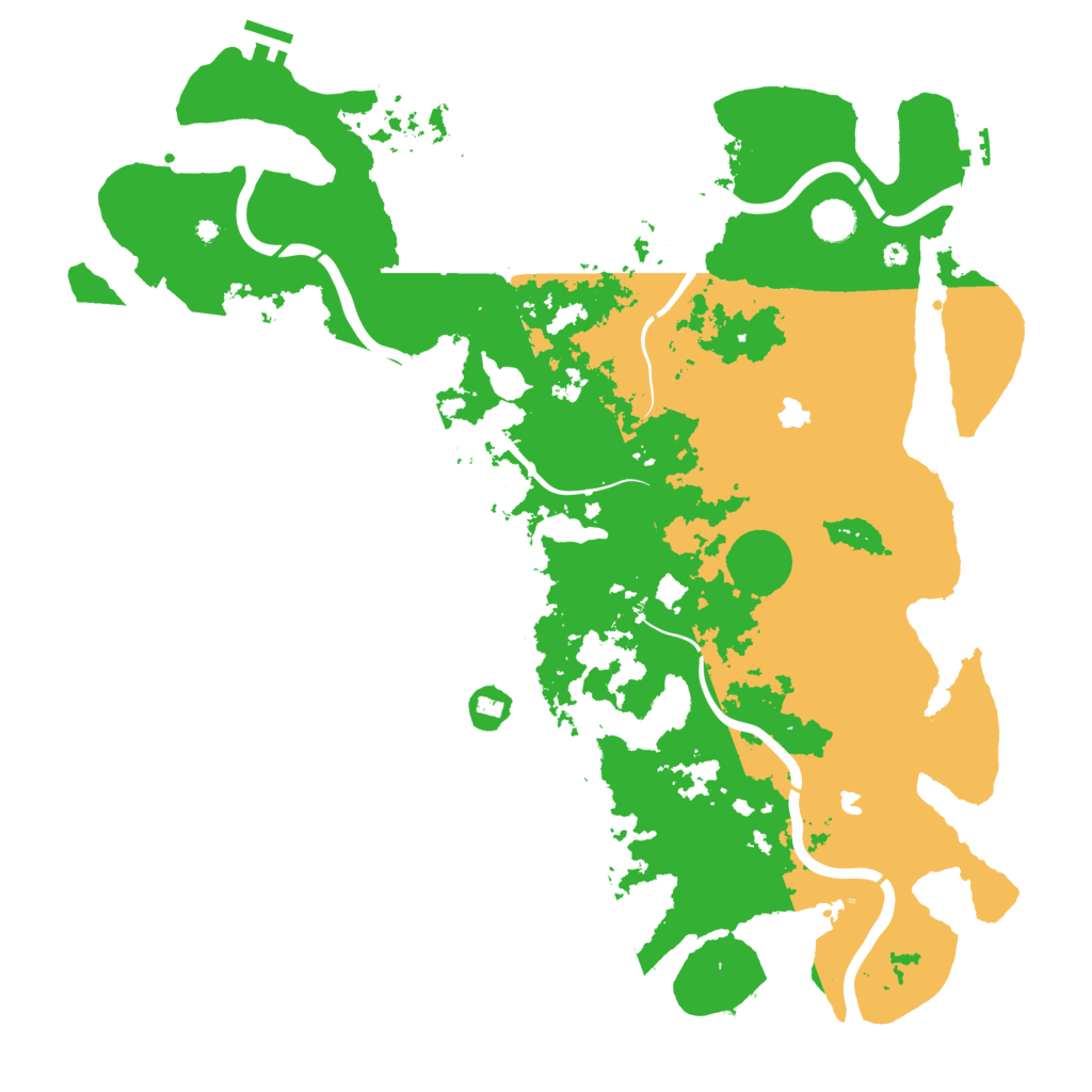 Biome Rust Map: Procedural Map, Size: 4500, Seed: 697165798