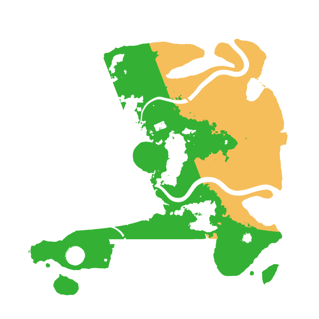 Biome Rust Map: Procedural Map, Size: 3000, Seed: 1852961749