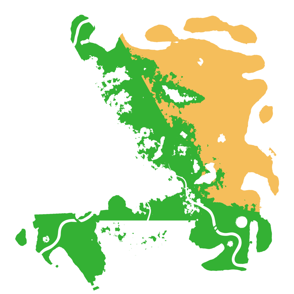 Biome Rust Map: Procedural Map, Size: 4500, Seed: 29879