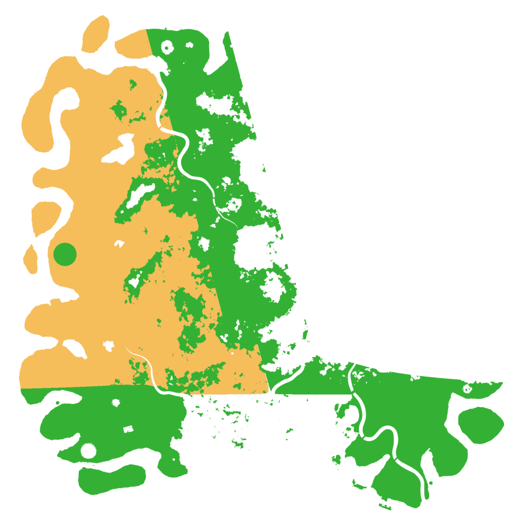 Biome Rust Map: Procedural Map, Size: 6000, Seed: 194810
