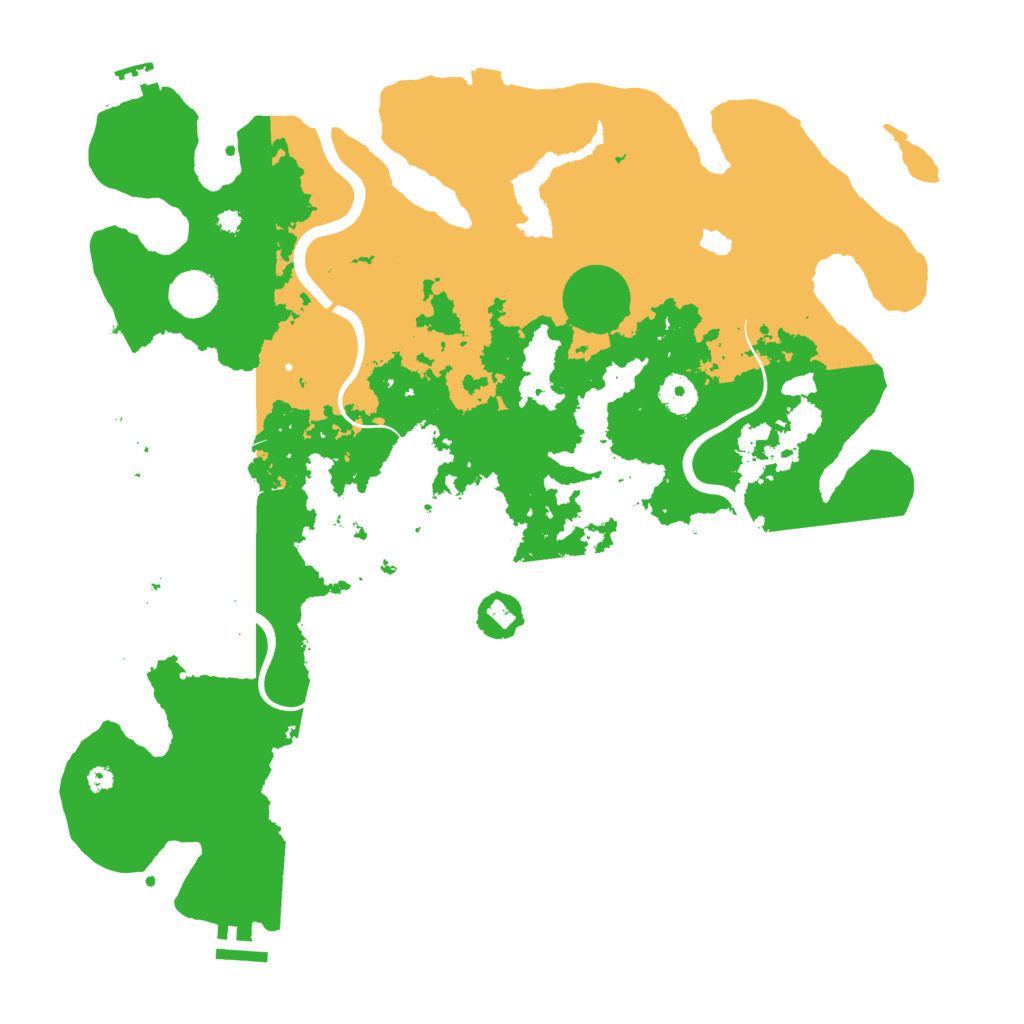 Biome Rust Map: Procedural Map, Size: 4000, Seed: 1221691175
