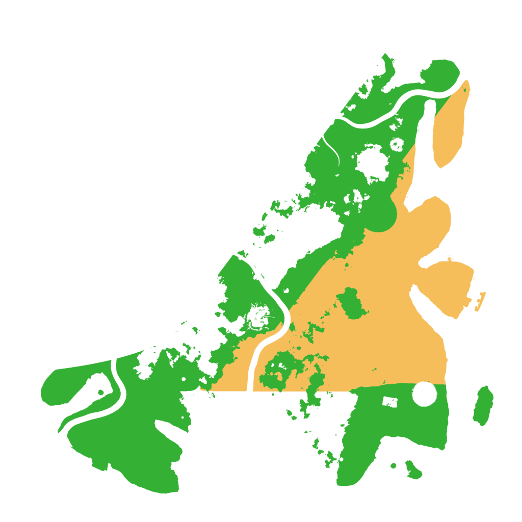 Biome Rust Map: Procedural Map, Size: 3800, Seed: 290289