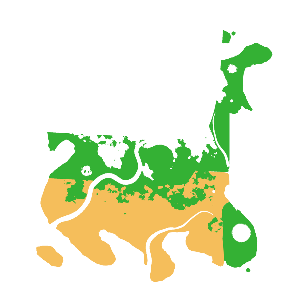 Biome Rust Map: Procedural Map, Size: 3000, Seed: 33535662