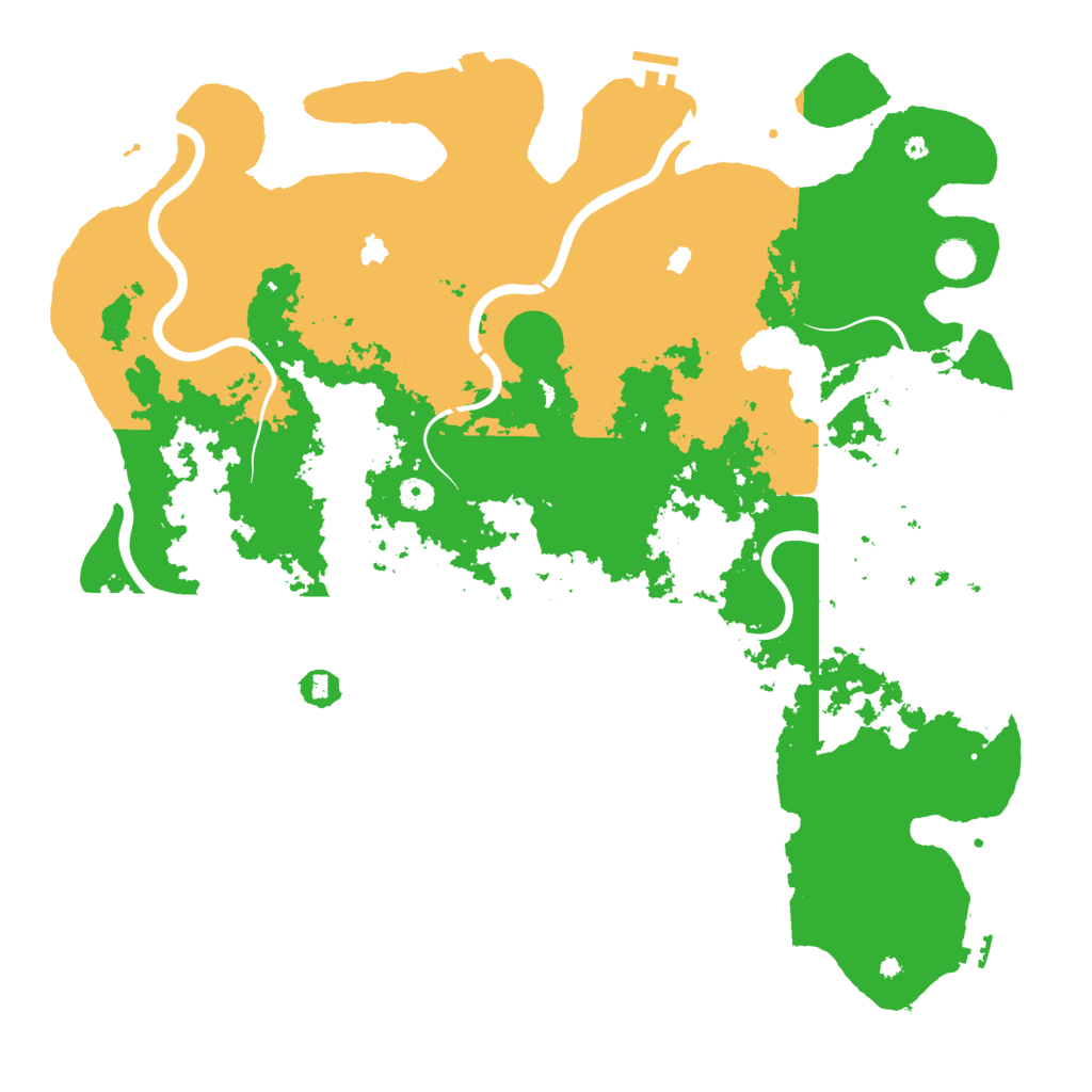 Biome Rust Map: Procedural Map, Size: 4850, Seed: 9919313