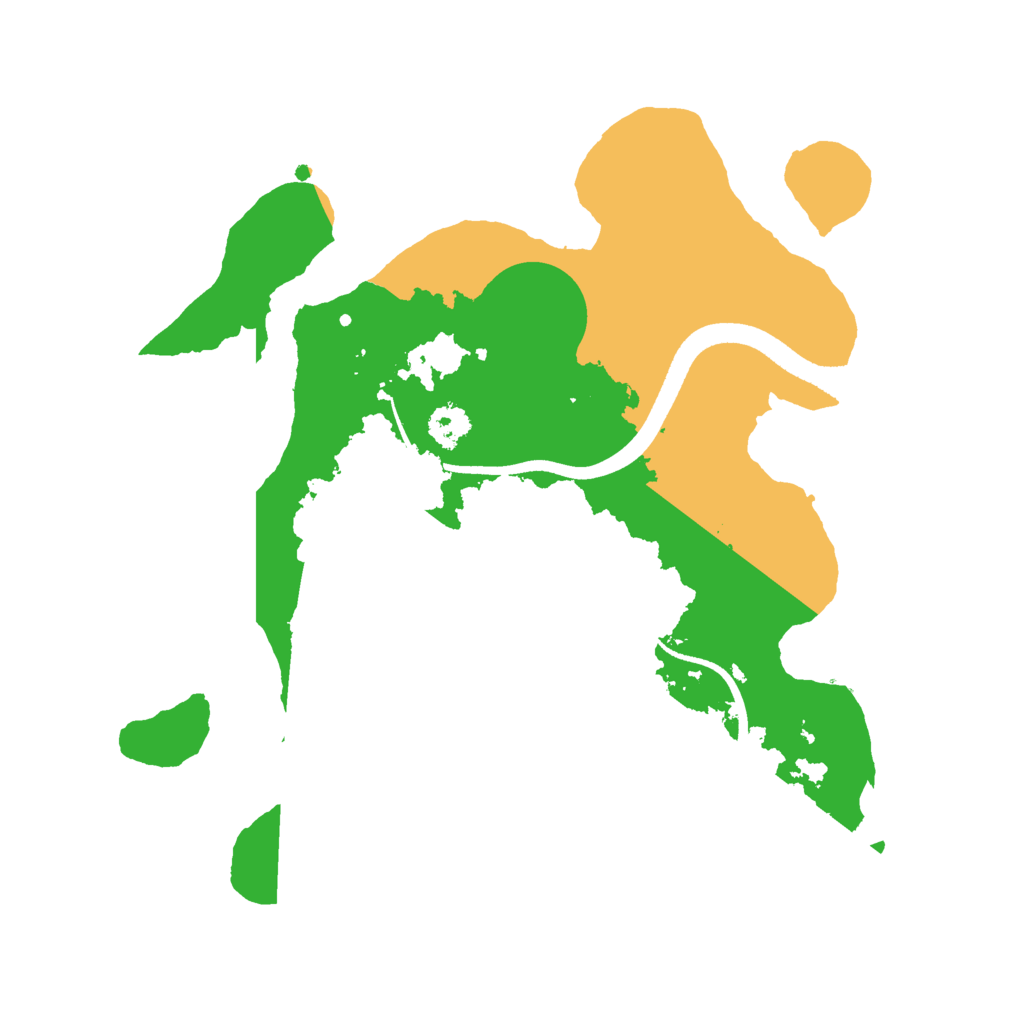 Biome Rust Map: Procedural Map, Size: 2500, Seed: 707898629