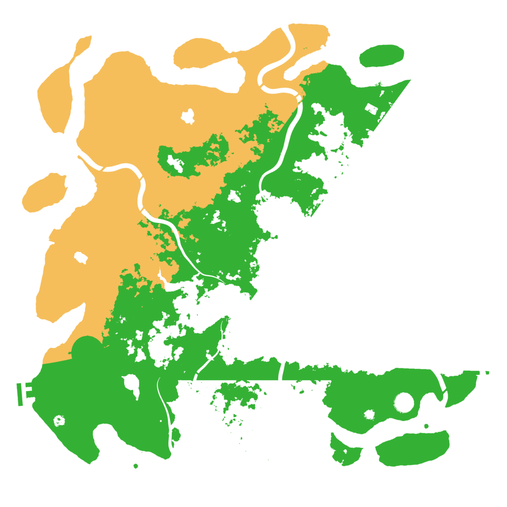 Biome Rust Map: Procedural Map, Size: 4500, Seed: 1714140711