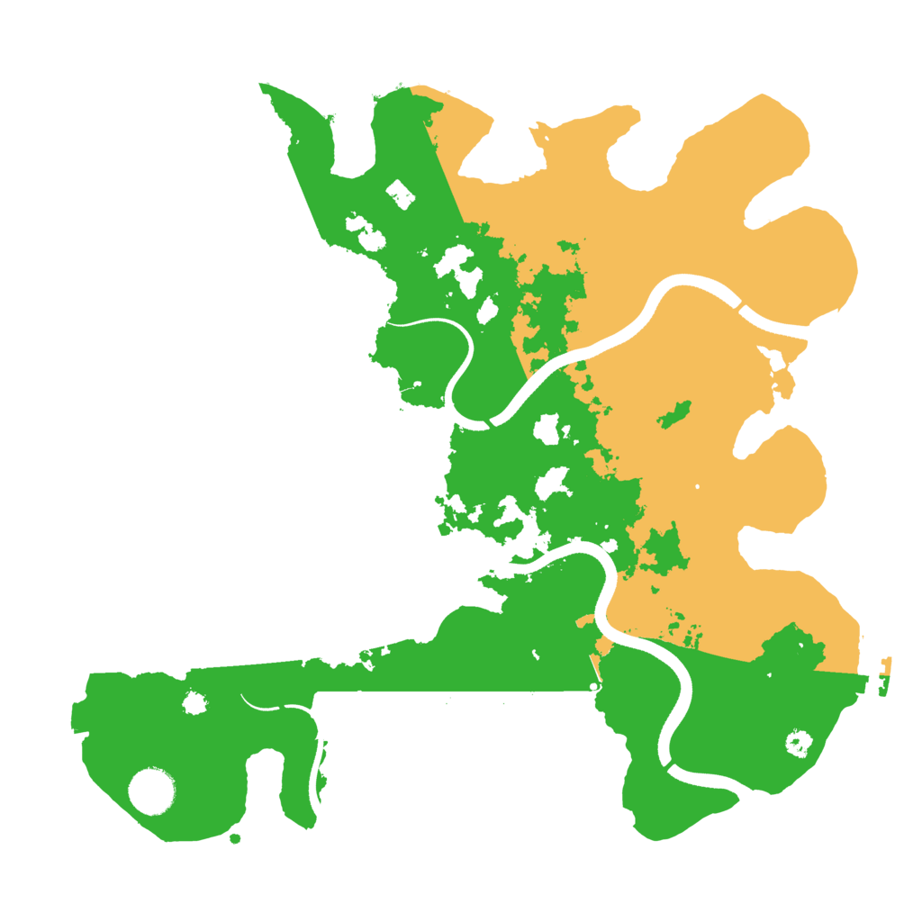 Biome Rust Map: Procedural Map, Size: 3500, Seed: 783346291