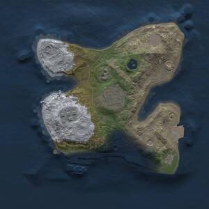Thumbnail Rust Map: Procedural Map, Size: 2000, Seed: 102346380, 5 Monuments