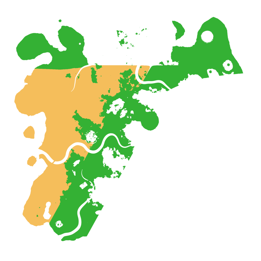 Biome Rust Map: Procedural Map, Size: 3850, Seed: 492336514