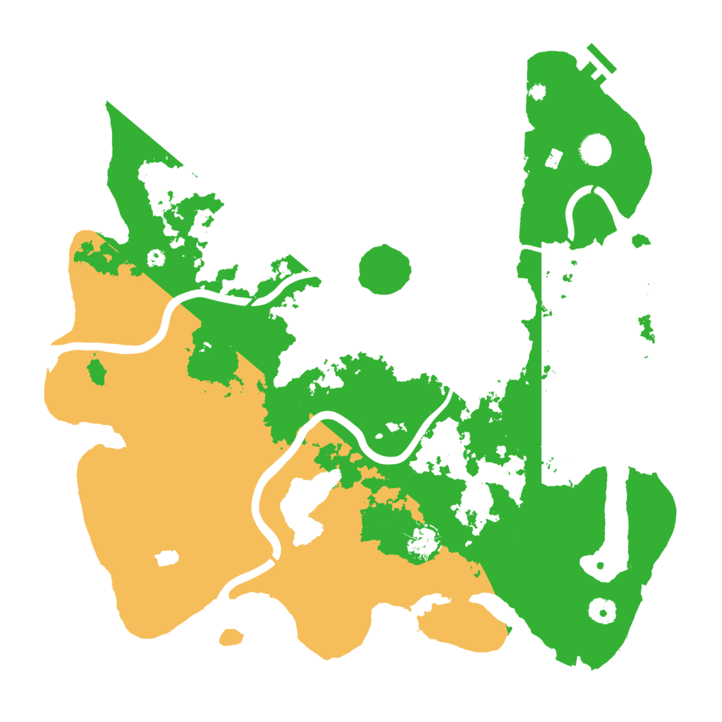 Biome Rust Map: Procedural Map, Size: 4000, Seed: 2009454236