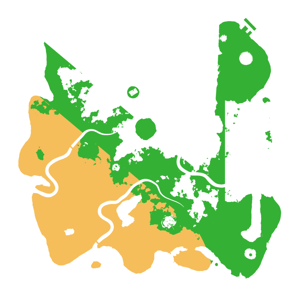 Biome Rust Map: Procedural Map, Size: 4000, Seed: 2009454236