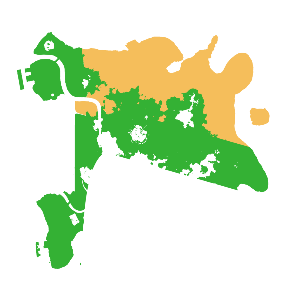 Biome Rust Map: Procedural Map, Size: 3000, Seed: 50546