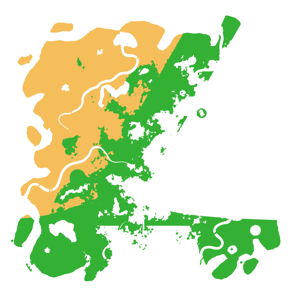 Biome Rust Map: Procedural Map, Size: 5000, Seed: 2116709720