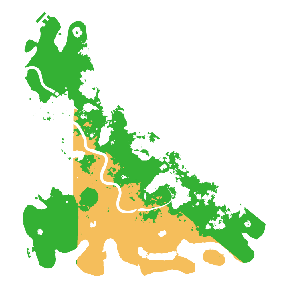 Biome Rust Map: Procedural Map, Size: 4500, Seed: 776119057