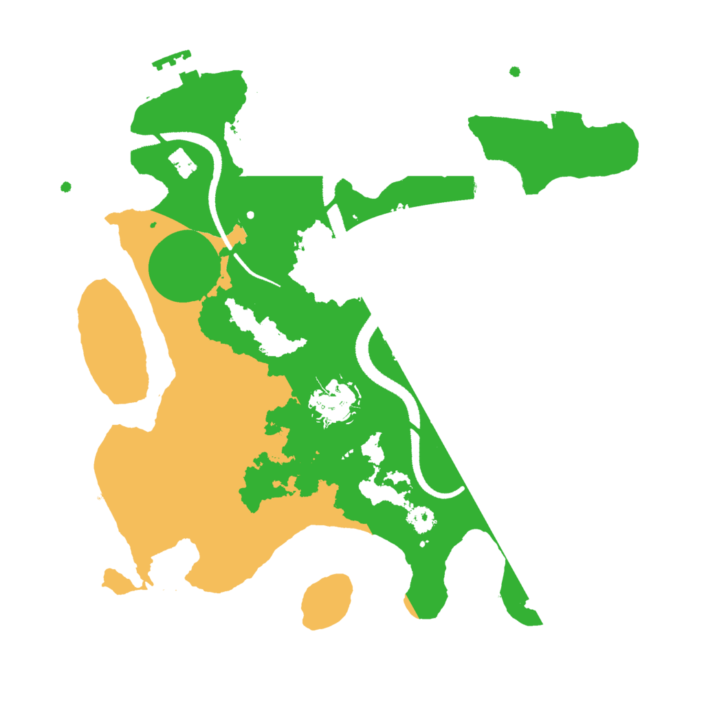 Biome Rust Map: Procedural Map, Size: 2700, Seed: 29638