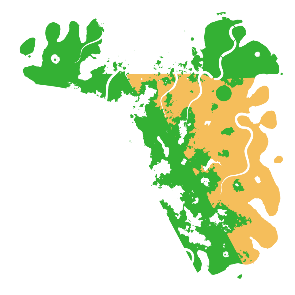 Biome Rust Map: Procedural Map, Size: 5000, Seed: 1550533677